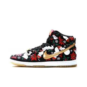 Nike Sb Dunk High Concepts Ugly Christmas Sweater Black