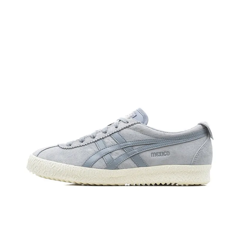 Onitsuka Tiger Delegation Mexico Delegatio Wear-Resistant Low-Top Skateboard Shoes Unisex Gray-0