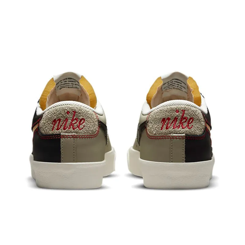 Nike Blazer Low 77 Black Natural Removable Swoosh-4