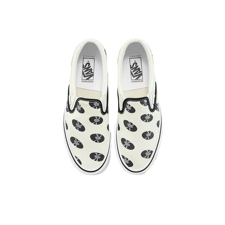 Vans Og Classic Slip On Wacko Maria White Records-2