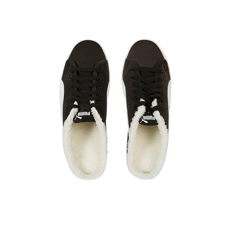 PUMA Bari Mule Sherpa Casual Sneakers Black/White-2