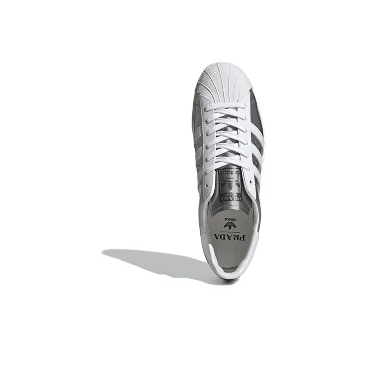Adidas Prada X Superstar 'Silver Metallic'-4