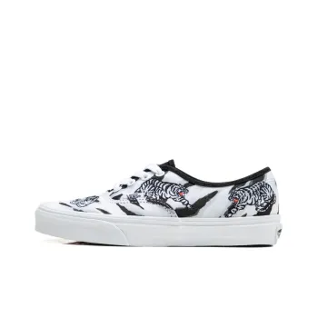Vans Unisex Authentic Low Top Sneakers Black/White