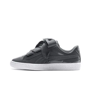 PUMA Basket Heart Patent 'Grey' Women's