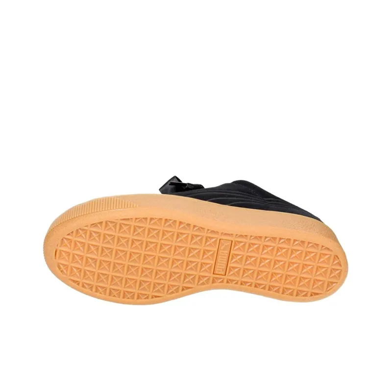 PUMA Vikky Platform Ribbon Black/Gum Women's-4