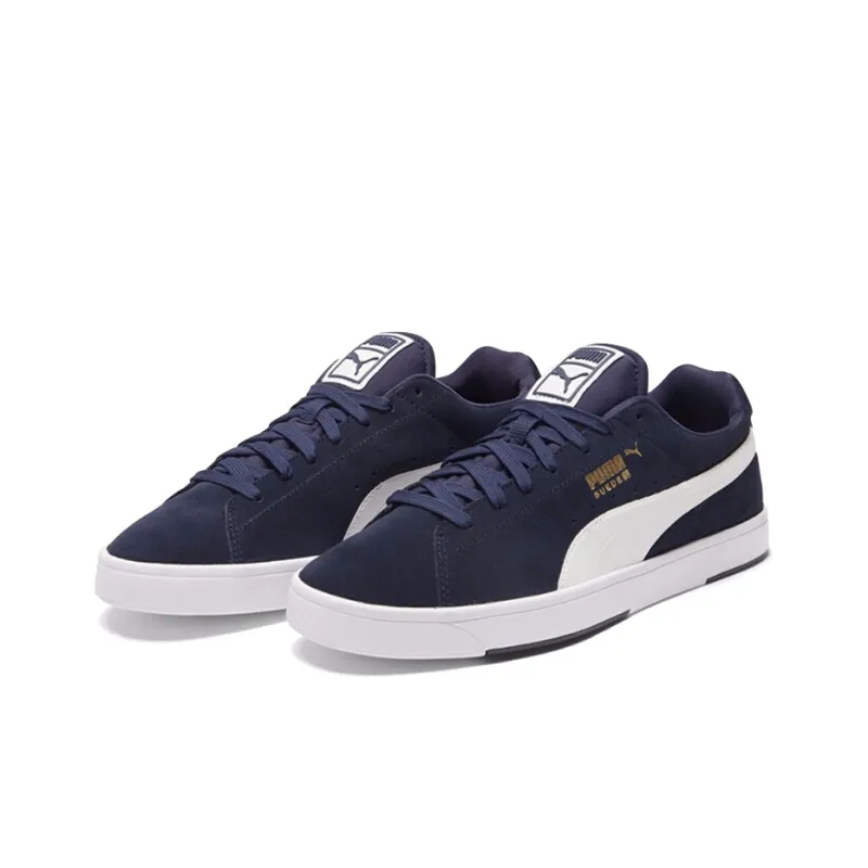 PUMA Suede Skate Shoes 'Blue White'-2