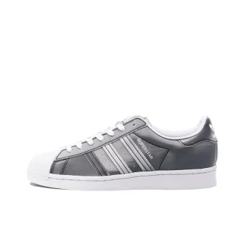 Adidas Originals Superstar Fashion Casual Skate Shoes Unisex Gray Silver