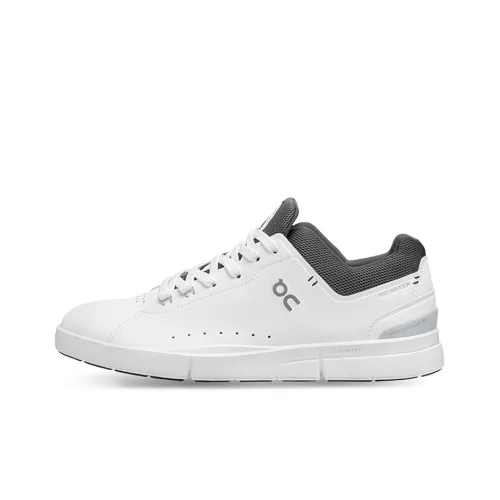 On The Roger Advantage Skateboard Shoes Men Low-Top White/LimestOne