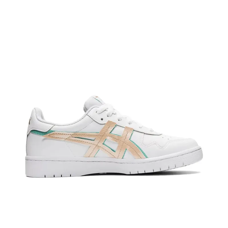 Asics JAPAN S Anti Slip Wear Resistant Low Top Skateboard Shoes Women's White Mint Green-1