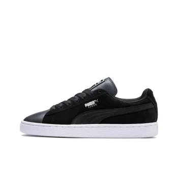 PUMA Suede Shimmer Black/Grey Low Board Shoes Women's
