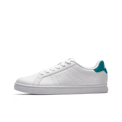 ANTA Skateboard Shoes Women's Low-Top ANTA White/Seaweed Green