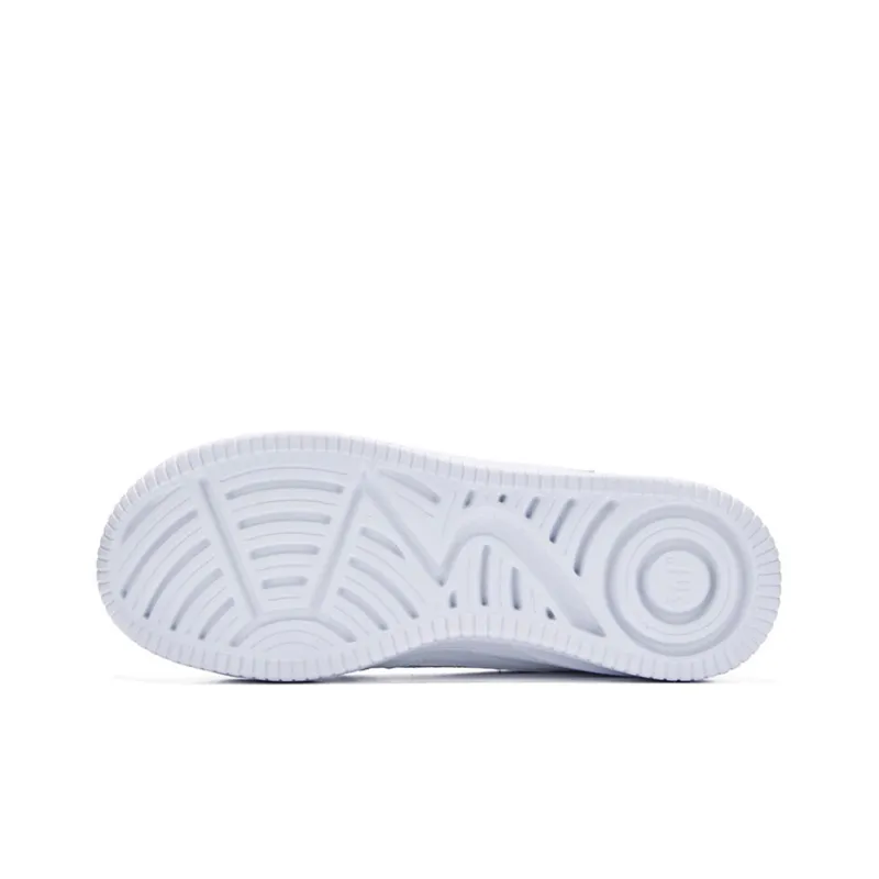 361° Warm Anti Slip And Wear Resistant High Top Skateboard Shoes Men's White Fleece Lined-4