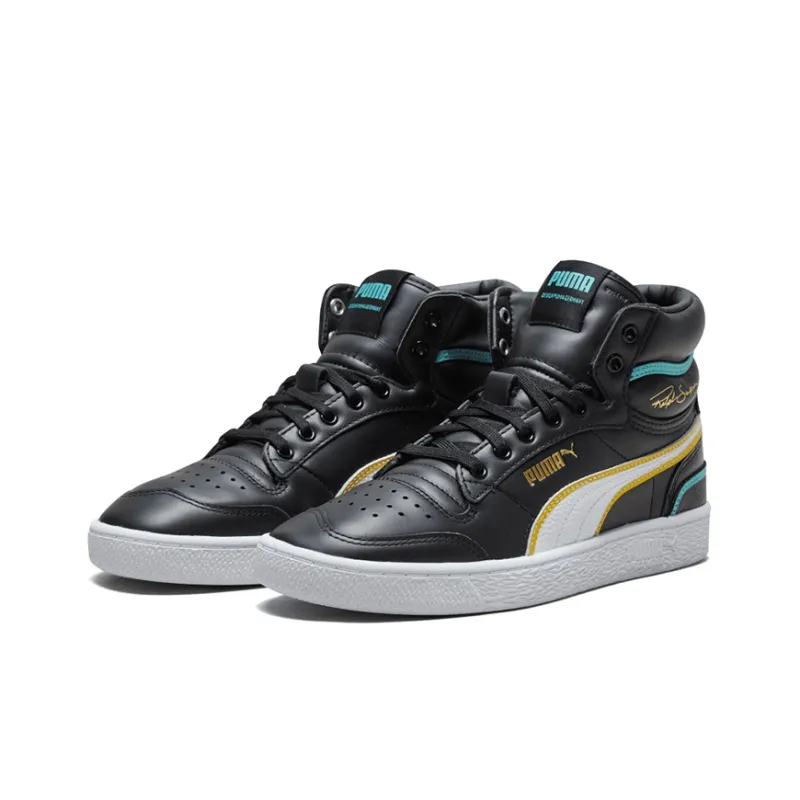 PUMA Ralph Sampson Mid Og Black Teal-2