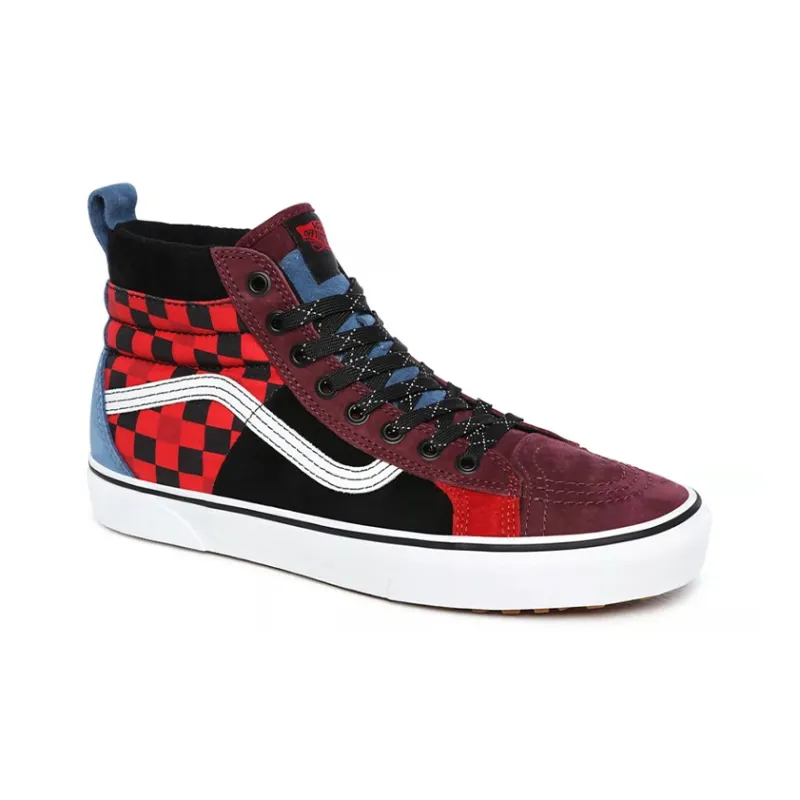 Vans SK8 Hi 46 Mte Dx Black/Red Checkboard-2