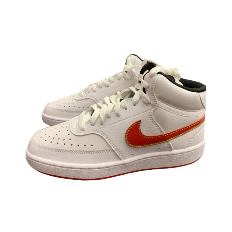 Nike Court Vision Mid White/Red Women's-2