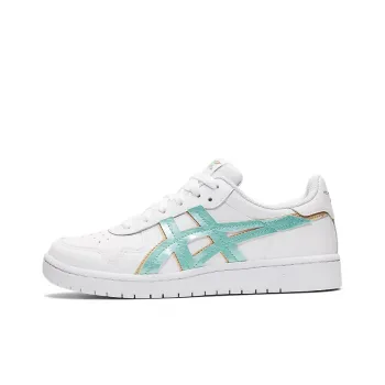 Asics JAPAN S Anti Slip Wear Resistant Low Top Skateboard Shoes Women's White Mint Green
