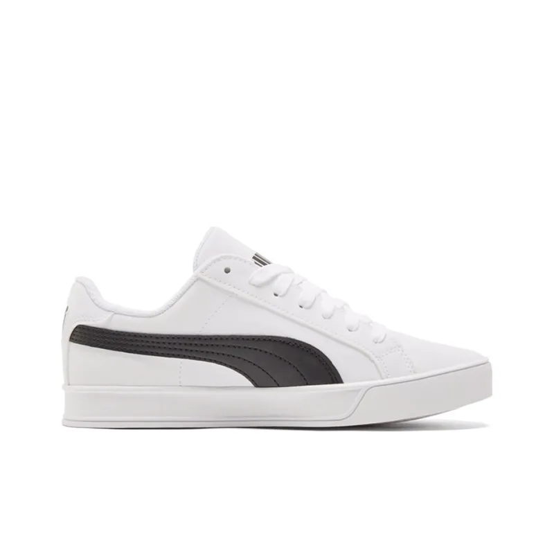 Puma Smash Vulc White Black-1