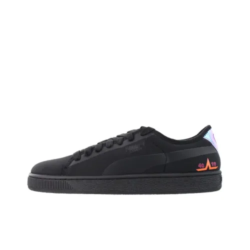 PUMA Basket Skateboard Shoes Men Low-Top Black