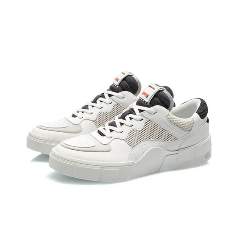 LiNing CF The One Low Top Skateboard Shoes Men's Mist White-2