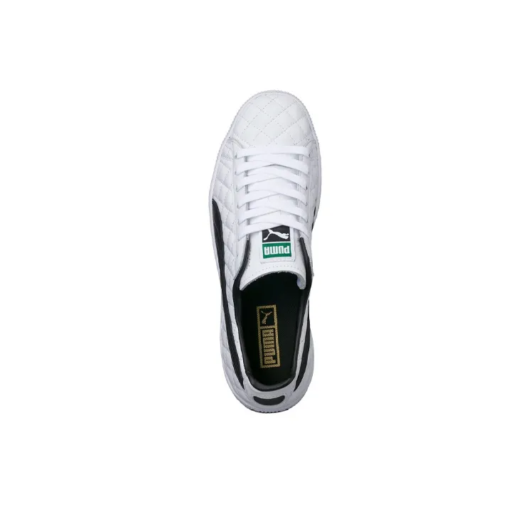 PUMA Clyde Dressed Board Shoes White Women's-2