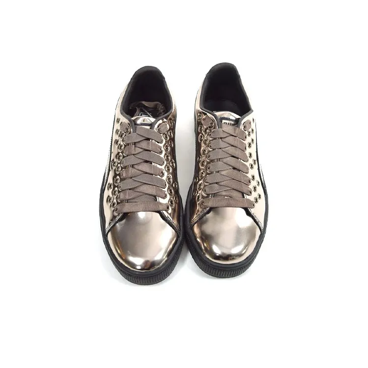 Puma Basket XL Lace Metal Gold Women's-3
