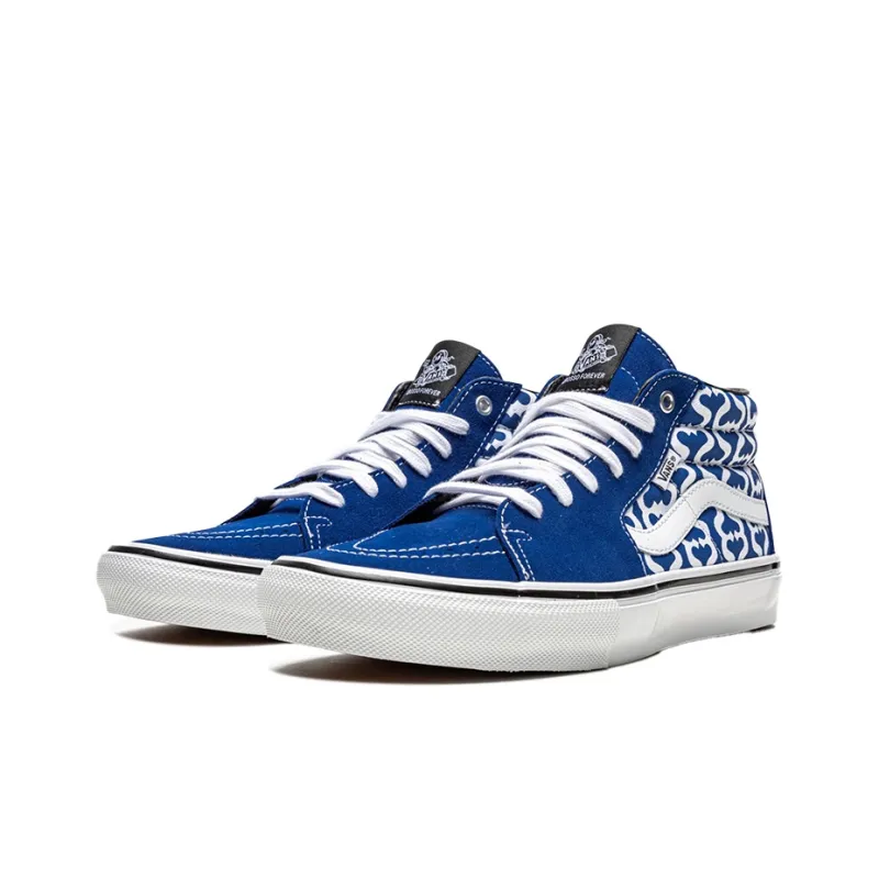 Vans Skate Grosso Mid Supreme Monogram S Logo Royal-2