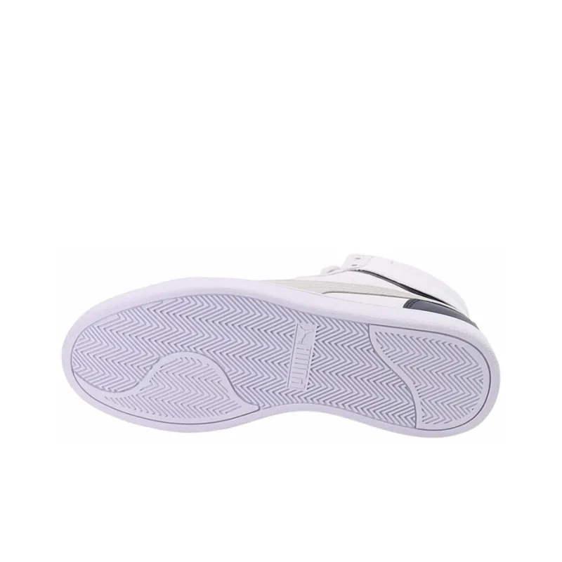 PUMA Shuffle Mid 'White Grey Peacoat'-4