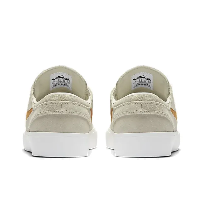 Nike SB Stefan Janoski RM Slip-Resistant Coverage Low-Top Skateboard Shoes Unisex White Brown-3
