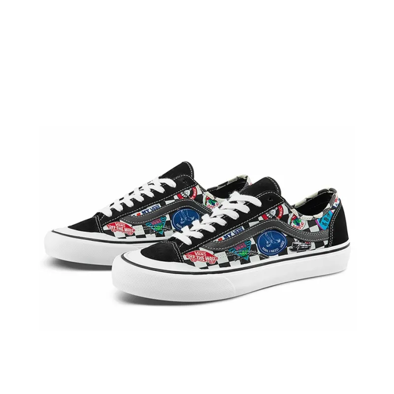 Vans Style 36 Colour Printing Shoes Black MULTI COLOR-1