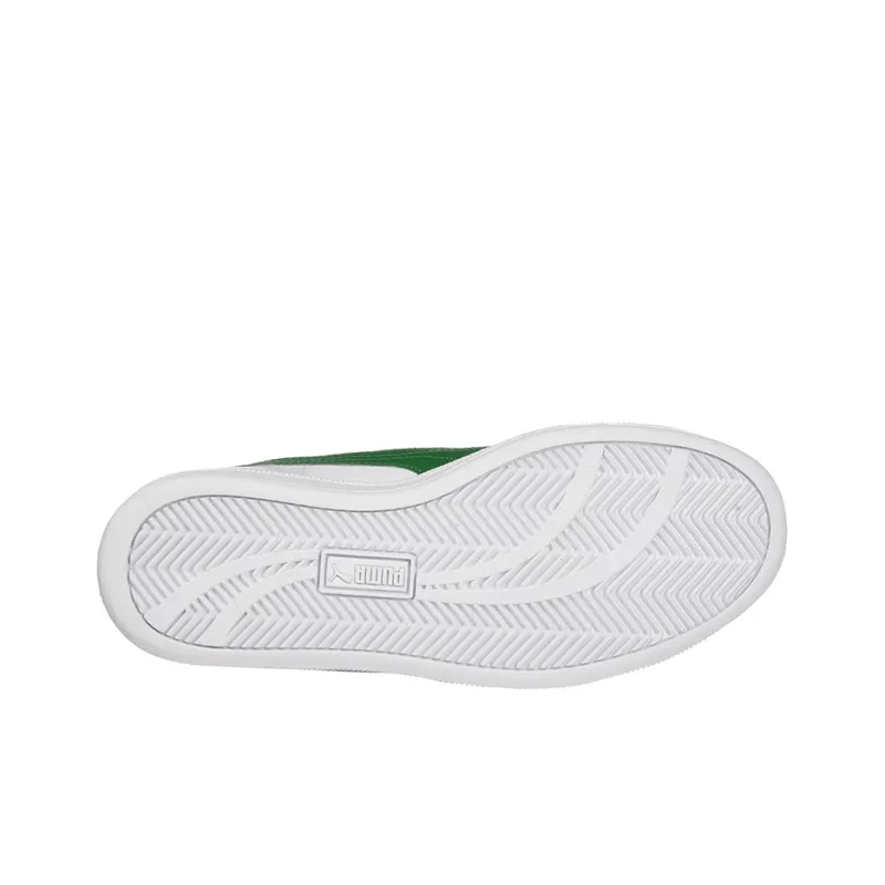 PUMA Smash Leather Green/White-4
