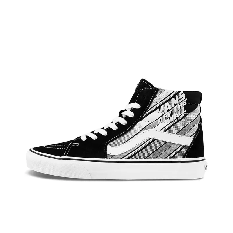 Vans SK8 Hi Black White Unisex 'Black White'-0