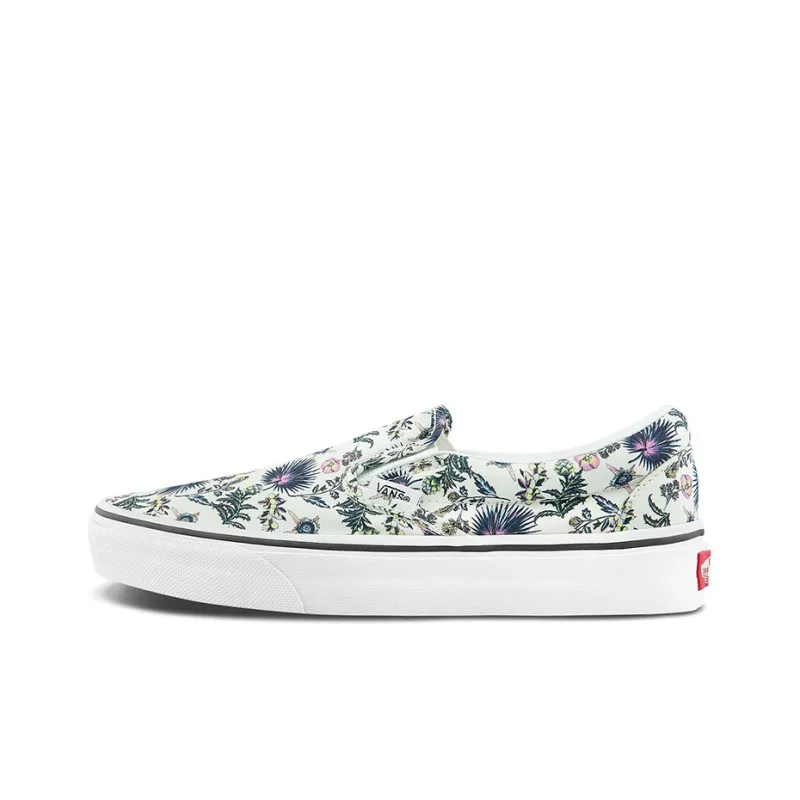 Vans Classic Slip on White/Multicolor Multi Color-0