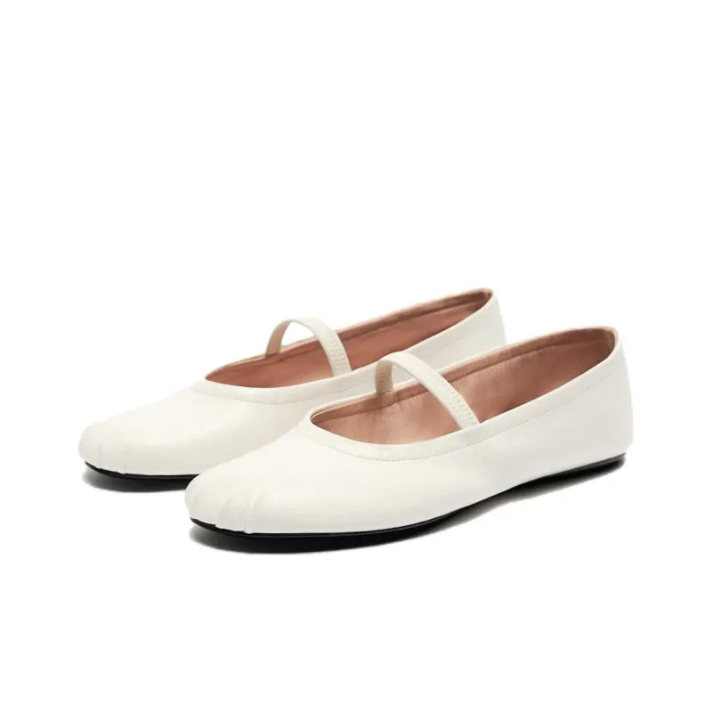 ZARA Casual Single Shoes Women's White-1