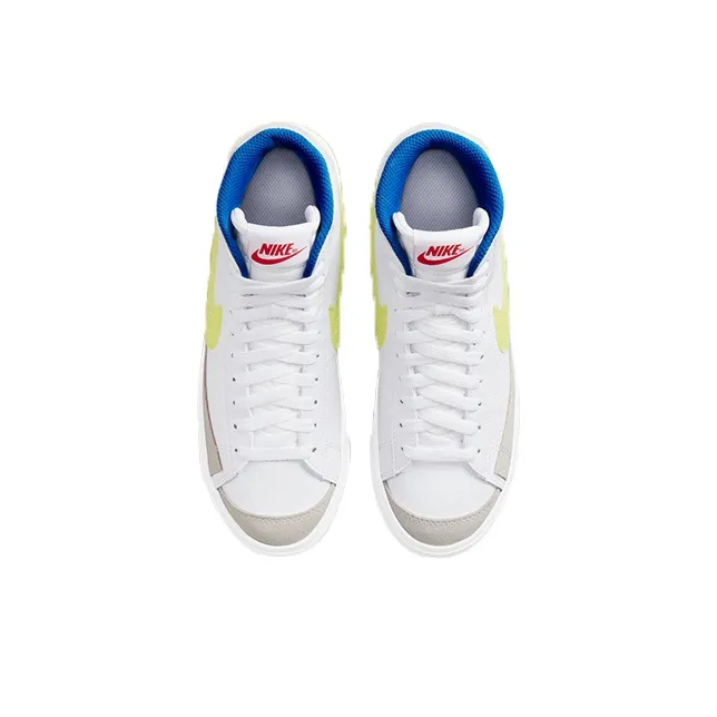 Nike Blazer Mid 77 White Lemon Velcro GS-3