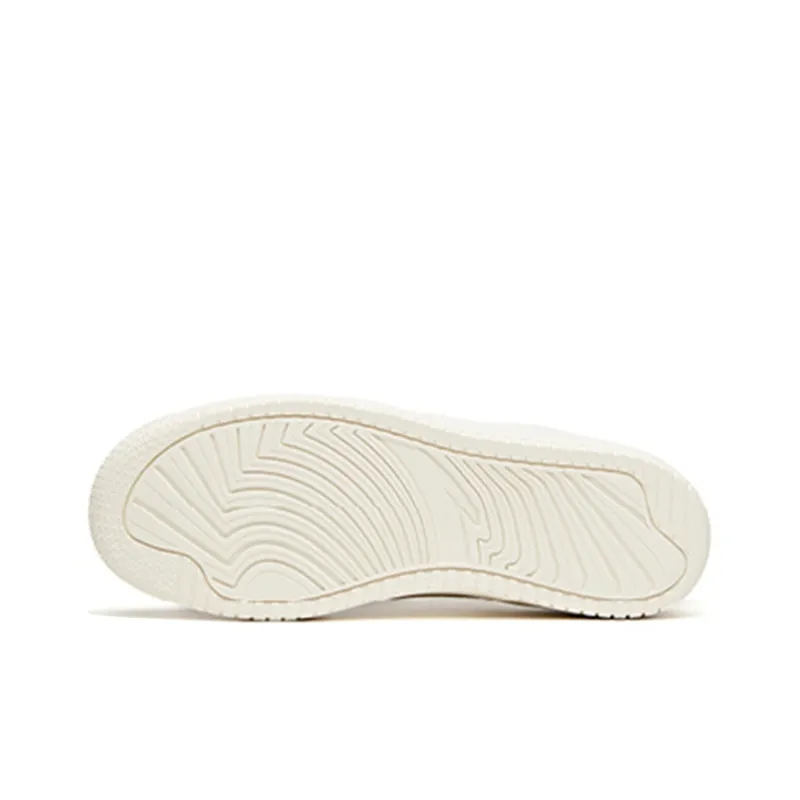 Anta Life Collection Durable Breathable Low-Top Skateboard Shoes Women's White Lotus Gray-5