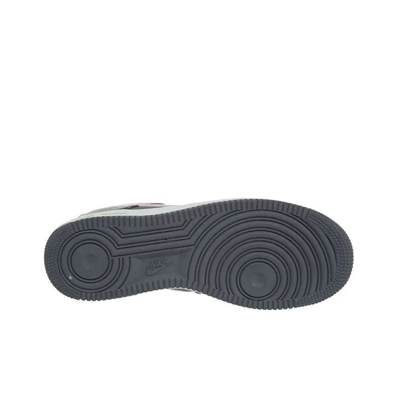 Nike Air Force 1 Cushioning Balance Lightweight Breathable Low-Top Skateboard Shoes GS Black Pink-5