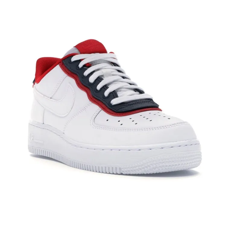 Nike Air Force 1 Low Double Layer White Obsidian Red-2