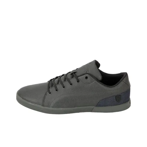 PUMA Scuderia Ferrari Wayfarer Anti-Slip Wear-Resistant Low-Top Skateboard Shoes Men's Gray