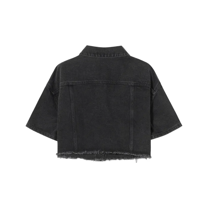 SEENFAAN Denim Jackets Women's-1