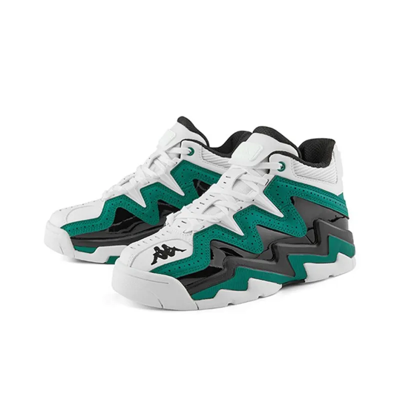 Kappa High Top Skateboard Shoes Unisex Lake Green-2