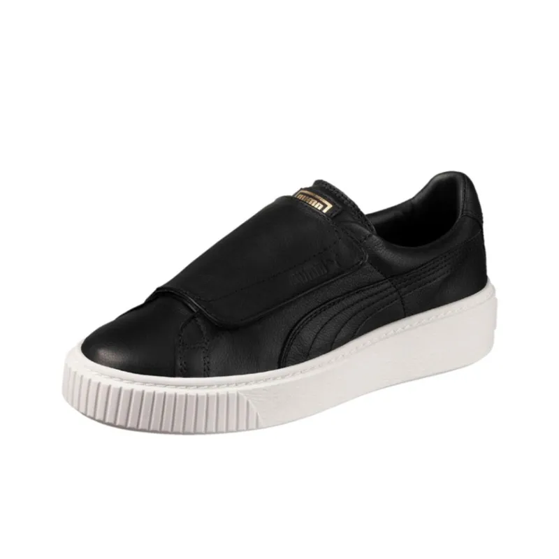 PUMA Basket Platform Big Strap 'Black' Women's-3