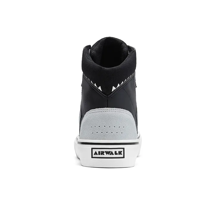 Airwalk Skateboard Shoes Men High-Top Black/Gray-3