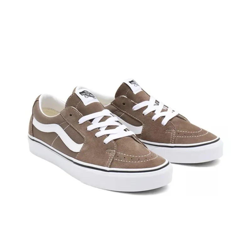 Vans SK8 Low Breathable Wear resistant Non Slip Low Tops Casual Skateboarding Shoes Unisex Brown-2