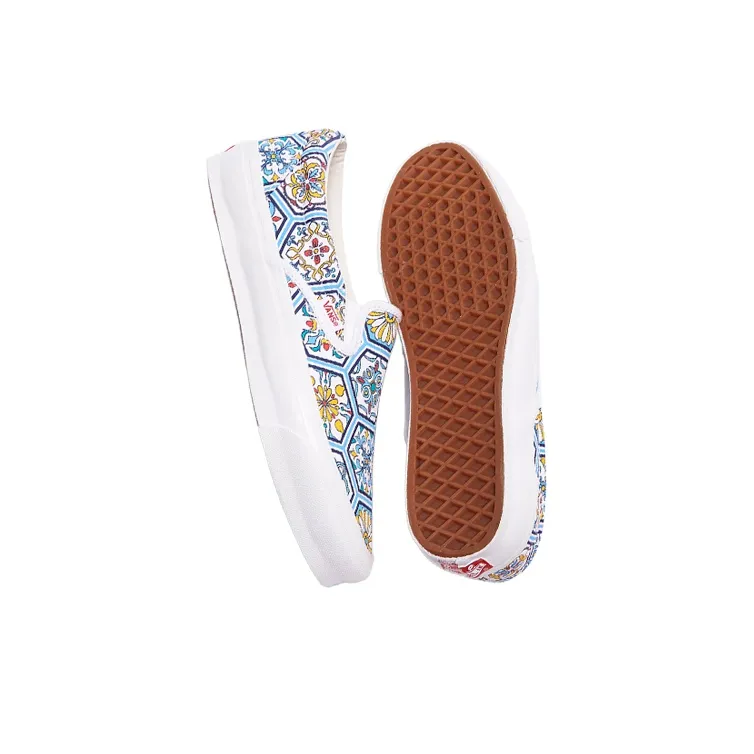 Vans Slip On Kith Moroccan Tile Blue-3