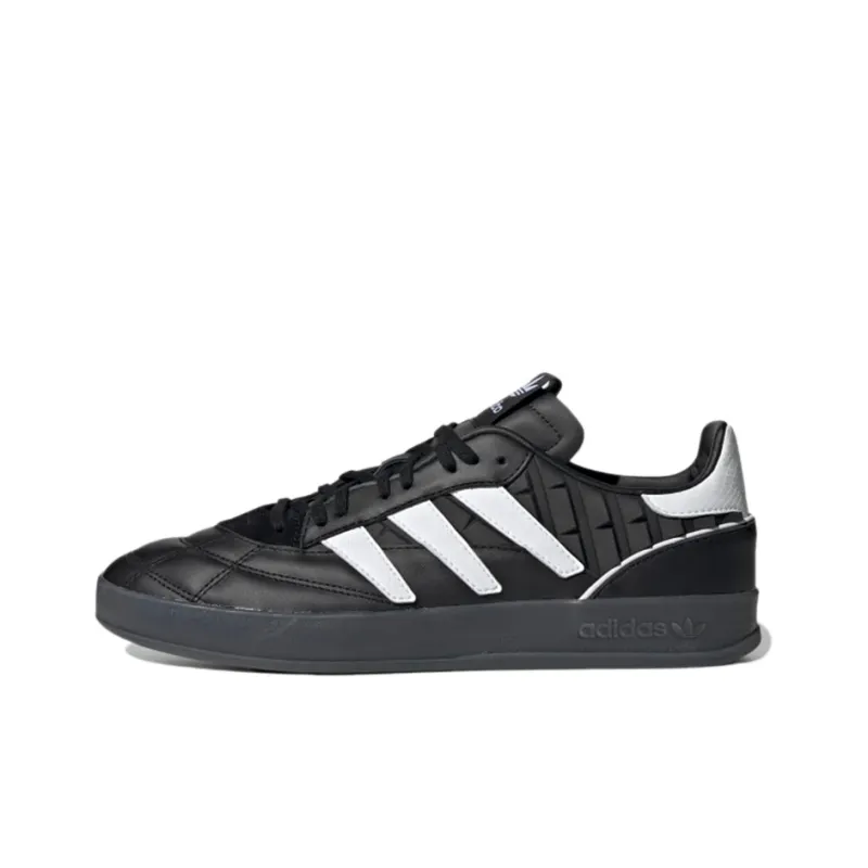 Adidas Originals Sobakov P94 Anti-Slip Wear-Resistant Low-Top Skateboard Shoes Men's Obsidian Black-0