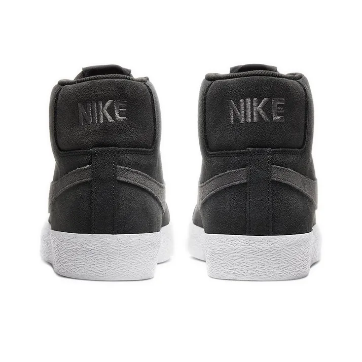 Nike Sb Zoom Blazer Mid Black Wolf Grey-3