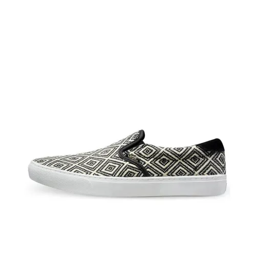 Vans Slip-on Skateboard Shoes Women's Low-Top White/Black