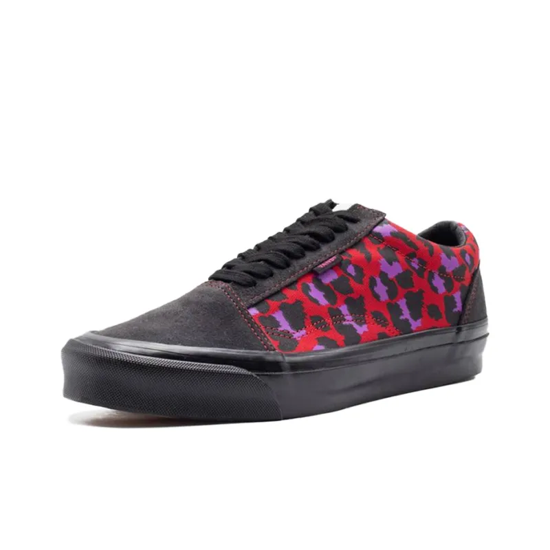 Old Skool Stray Rats X Vault Ua Vans Ns Og Lx 'Raven Racing Red'-2
