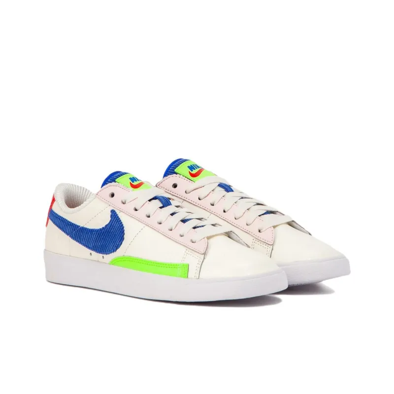 Nike 'S Blazer Low Sail/Racer Blue Arctic Pink Women's-2