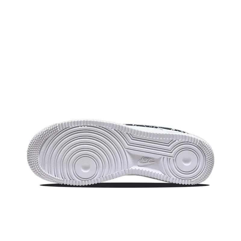 Nike Air Force 1 Low '07 Essential White Black Paisley Women's-5